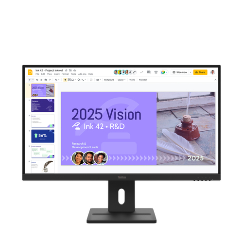 Monitor Lenovo 64BDGAT4EU THINKVISION E27Q 40 Pivot Raven black