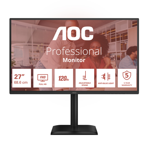 Monitor Aoc 27E4CV PROFESSIONAL Pivot Black