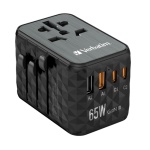 VERBATIM - Adattatore da viaggio Verbatim 32120 Gan iii travel adapter uta-05 Bla