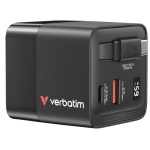 VERBATIM - Caricabatterie Verbatim 32217 65W Gan Dual Black