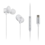 PANASONIC - Auricolari microfono filo Panasonic RP TCM225DEW USB C White