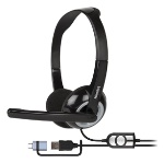 HAMLET - Cuffie microfono filo Hamlet HHEADMUS CX SMART USB Black e Silver