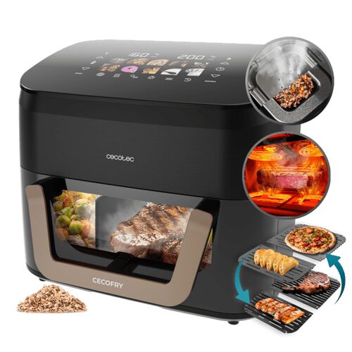 Friggitrice ad aria Cecotec A01 EU01 101138 CECOFRY&GRILL Smokin 11000