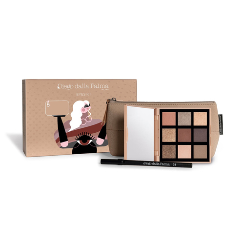 Cofanetto trucco Diego Dalla Palma Kit occhi nuda warm palette