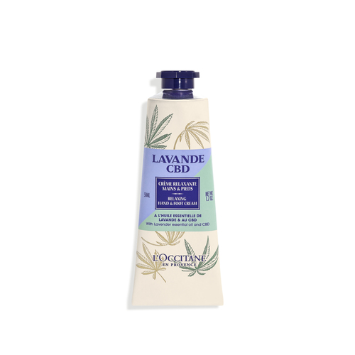 Trattamento piedi L'Occitane en Provence Lavanda Cbd Crema Rilassante 