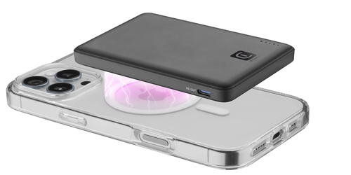 Power bank Cellular Line PBNEWMAG5000K MAG Black