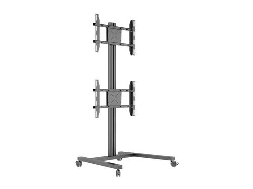Carrello monitor Itb 2215 MULTIBRACKETS M Display Stand 180 Dual Verti