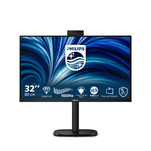 Monitor Philips 32B2U3601H 00 SERIE 3000 Pivot Black