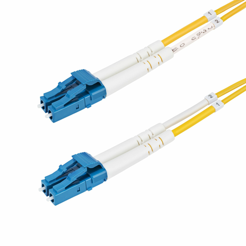 Fibra ottica Startech.Com SMDOS2LCLC30M Duplex monomodale Yellow e Blu