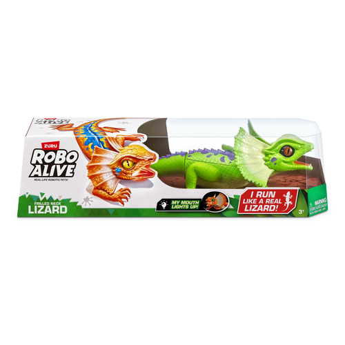 Animale giocattolo Zuru ZUR7149 ROBO ALIVE Clamidosauro con luce Assor