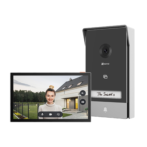 Citofono Ezviz CS HP7 R110 2W2TFC Video Doorphone HP7 2 Entry Kit Gray