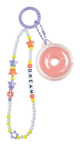 Happy charms braccialetto dream moschettone lilla + lip gloss sugar pi