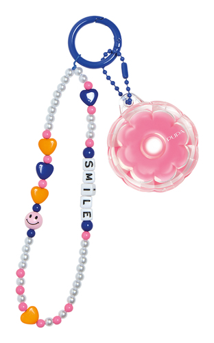 Happy charms braccialetto smile moschettone blu + lip gloss bubble gum