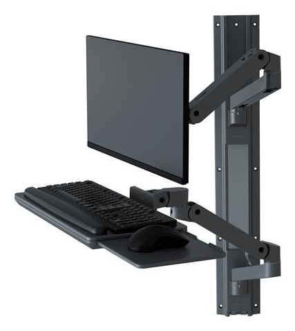 Supporto monitor TV parete Ergotron 45 696 293 LX PRO SERIES Wall Moun