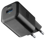 CELLULAR LINE - Caricabatterie Cellular Line ACHGANENTRY2PD65WK MULTI 65W GaN+ Black