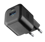 CELLULAR LINE - Caricabatterie Cellular Line ACHGANENTRY2PD30WK MULTI 30W GaN+ Black