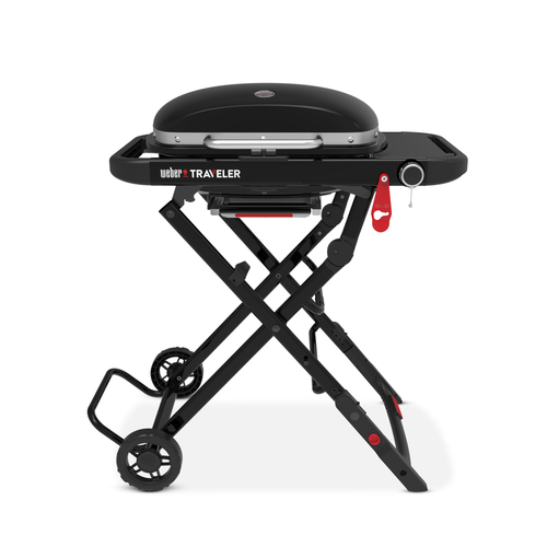 Barbecue GPL Weber 1501750 TRAVELER Compact pieghevole Nero