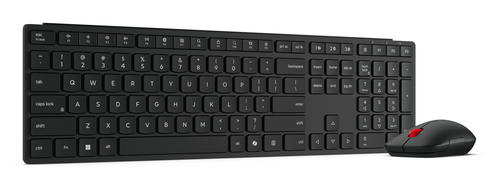 Tastiera e mouse Lenovo 4X31S04830 Pro Combo 6000 Black