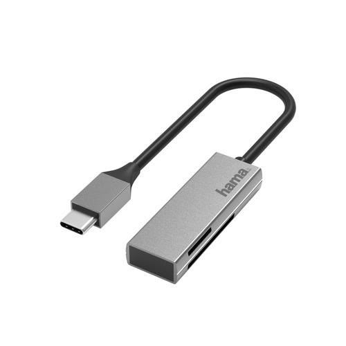 Lettore schede memoria Hama 00200131 USB C Gray