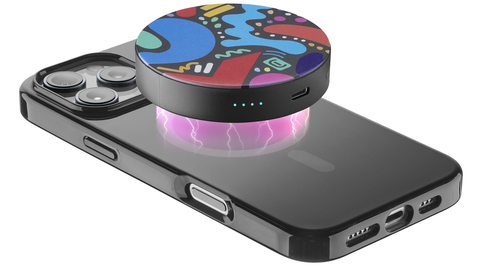 Power bank Cellular Line PBMAGROUND3000K MAG VIBE Black