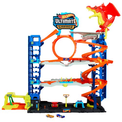 Garage Playset Mattel HKX48 HOT WHEELS Ultimate Mega con 2 auto 1:64