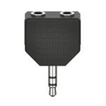 HAMA - Connettore audio Hama 00205191 Jack Plug 2 Jack Socket Black