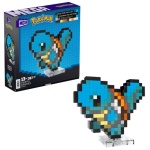 Fisher Price - Costruzioni Mega Bloks HTH77 POKÉMON Pixel Art Squirtle con base