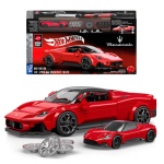 Mattel - Costruzioni Mattel JFR90 BRICK SHOP HOT WHEELS SPEED Maserati MC20 1:3