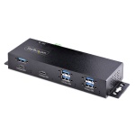 Startech.Com - Hub USB Startech.Com HB31C5A2CME 3.2 Gen 2 industriale Black