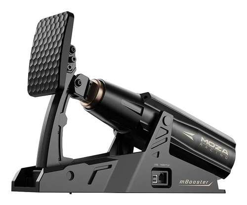 Pedaliera simulatore guida Moza Racing RS076 mBooster Active Black