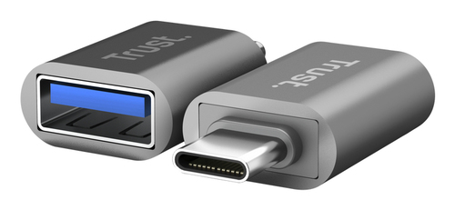 Adattatore computer Trust 26221 Calyx USB C to USB A Grey