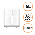 XIAOMI - Friggitrice ad aria Xiaomi BHR8588EU AIR FRYER Essential White