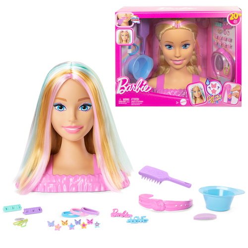 Playset bambola Mattel JFG81 BARBIE Styling Head Deluxe capelli biondi