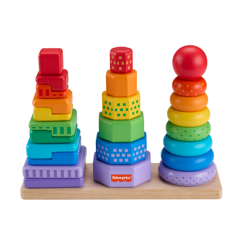 Gioco prima infanzia Fisher Price HXT76 Set gioco 3 piramidi cercaform
