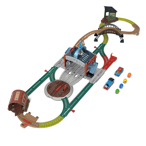 Pista treno Fisher Price JDF26 THOMAS & FRIENDS Centro di consegna bar