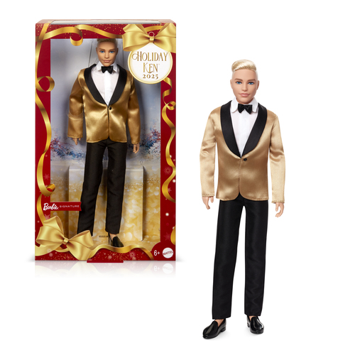 Bambola Mattel JGK55 BARBIE Ken Magia delle Feste 2025