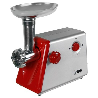 Tritacarne elettrico Reber ARTUS T25 n 5 Silver e Red