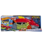 Mattel - Playset Drago trasportatore da lancio Mattel GTK42 HOT WHEELS CITY