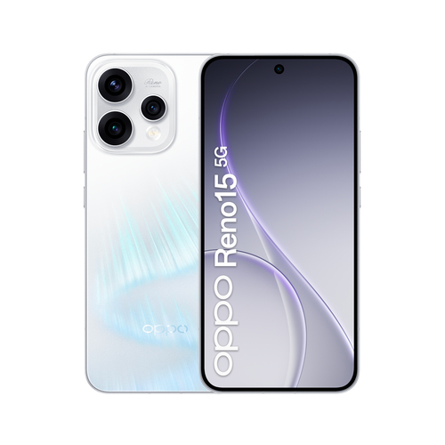 Smartphone Oppo 110010236449 RENO15 Aurora white