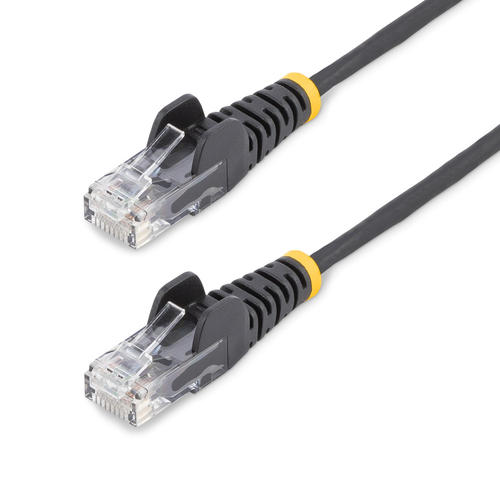 Cavo di rete Startech.Com N6PAT25CMBKS Patch Cable Black
