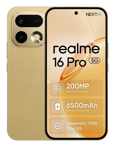 Smartphone Realme 631011008562 16 PRO Master gold