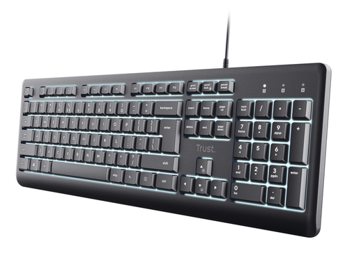 Tastiera computer Trust 25820 PRIMO Illuminated Black
