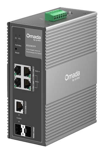 Switch di rete Tp Link IES206GPP OMADA Industrial Easy Managed Gray