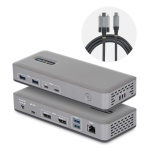 Startech.Com - HUB Startech.Com 201UE USBC DOCK USB C Dual Monitor Grey