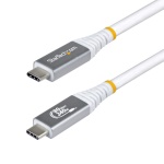 Startech.Com - Cavo USB C Startech.Com CC1M80GUSB4CABLEW USB4 240W White e Silver
