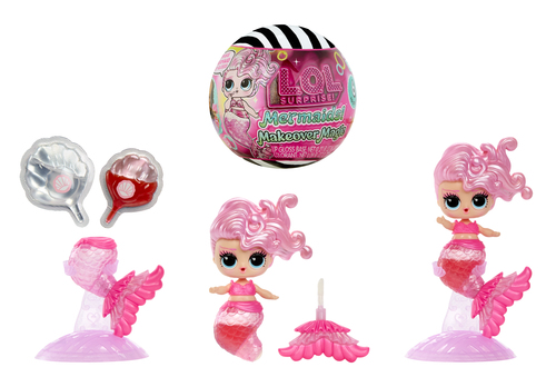 Bambola Mga 596301 LOL SURPRISE Mermaids Makeover magic Tots Assortito