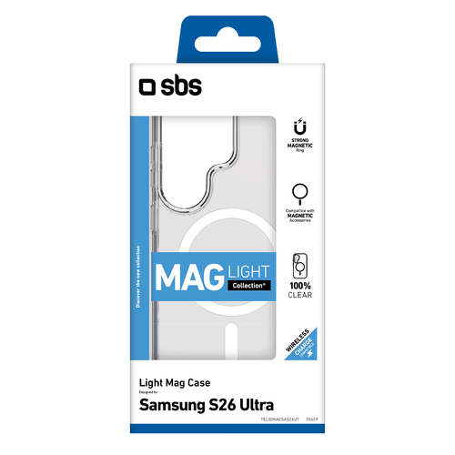 Cover Sbs TELIGMAGSAS26UT GALAXY AI S26 Ultra LIGHT MAG CASE Clear