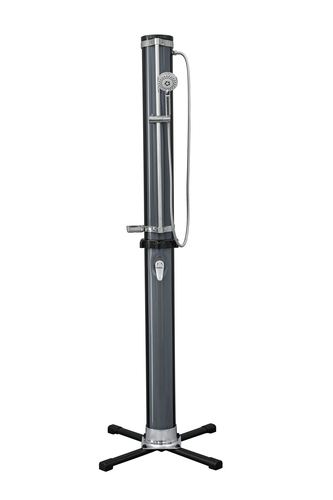 Doccia giardino Bestway 58696 6 SOLAR FLOW con serbatoio 35 lt Nero e 
