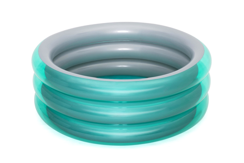 Piscina bimbo Bestway 51041 Big Metallic 3 anelli Verde e Silver