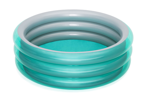 Piscina bimbo Bestway 51042 Big Metallic 3 anelli Verde e Silver